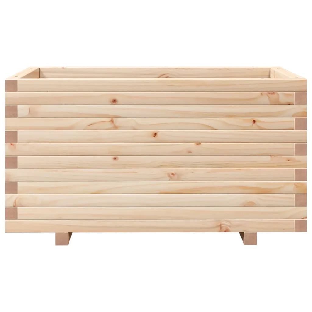 Fioriera da Giardino 90x60x49,5 cm in Legno Massello di Pino 847383