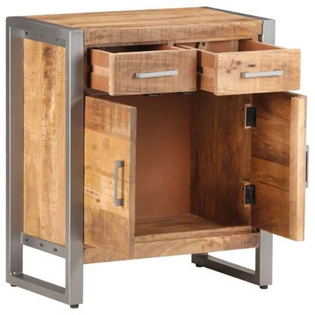 Credenza 60x35x72 cm in Legno di Mango Grezzo cod mxl 25480