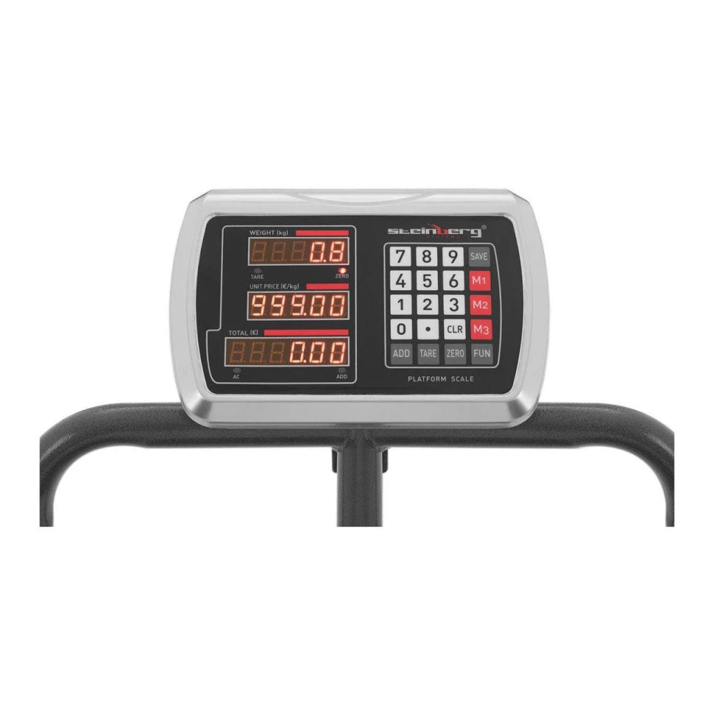Bilancia a piattaforma mobile 1000 kg / 200 g con display LED 14_0000650