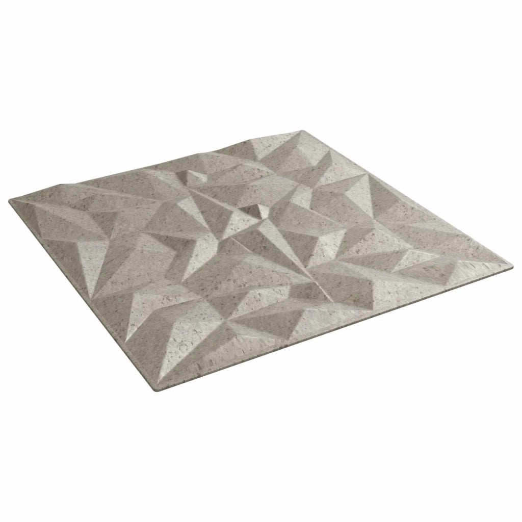 Pannelli da parete 12 pz Beton ametista 50 x 50 cm Schiuma XPS CFW1219080