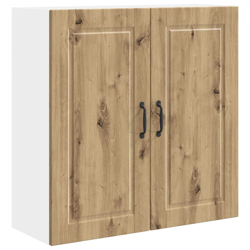 Armadietto a muro PORTO Rovere artigianale 80 x 31 x 80 cm