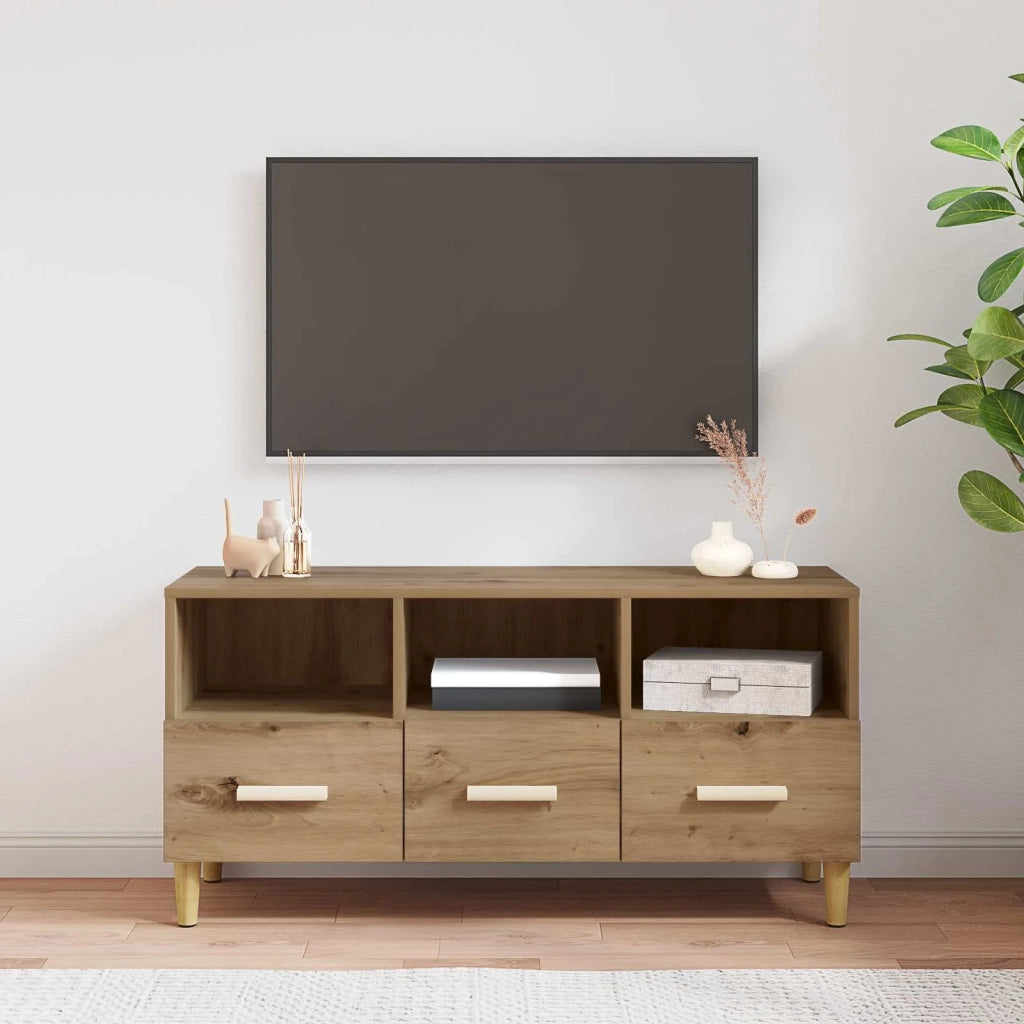 Mobile TV Rovere Artigianale 102 x 36 x 50 cm Legno multistrato