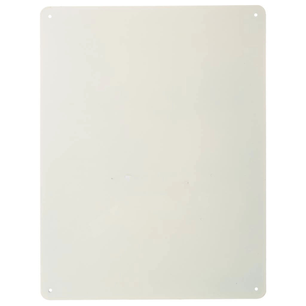 Piastra da muro in metallo rosso 25x33x0,06h cm
