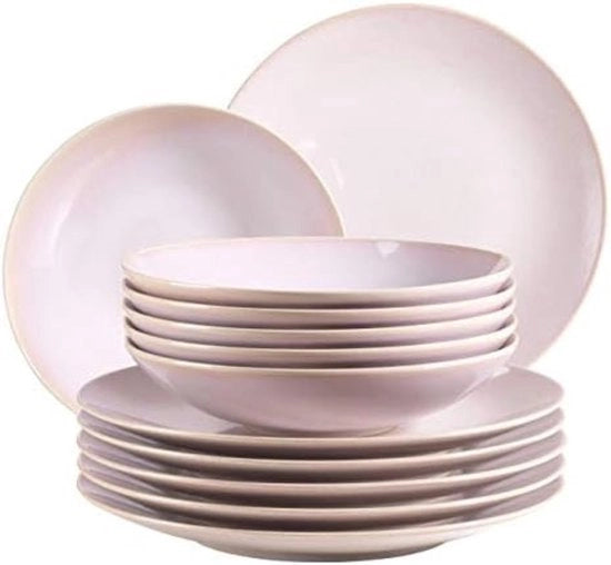 Set di bordo 12 pezzi - Set di bordo da tavola - Rosa