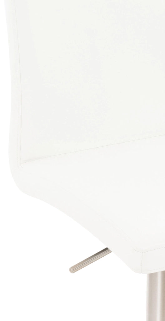 2er Set Barhocker Cadiz Kunstleder edelstahl