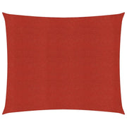 Vela ombreggiante/ombrellone 160 g/m² rosso 6 x 6 m HDPE 02_0009291