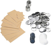 Set di 100 Knoppi per Specchio - Ronde - Specchio - Riciclabile - Fai da Te - Inox - Knoppi per Specchio