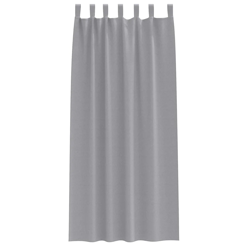 Tende Blackout con Anelli 2 pcs Grigio chiaro 225 x 140 cm 4107565