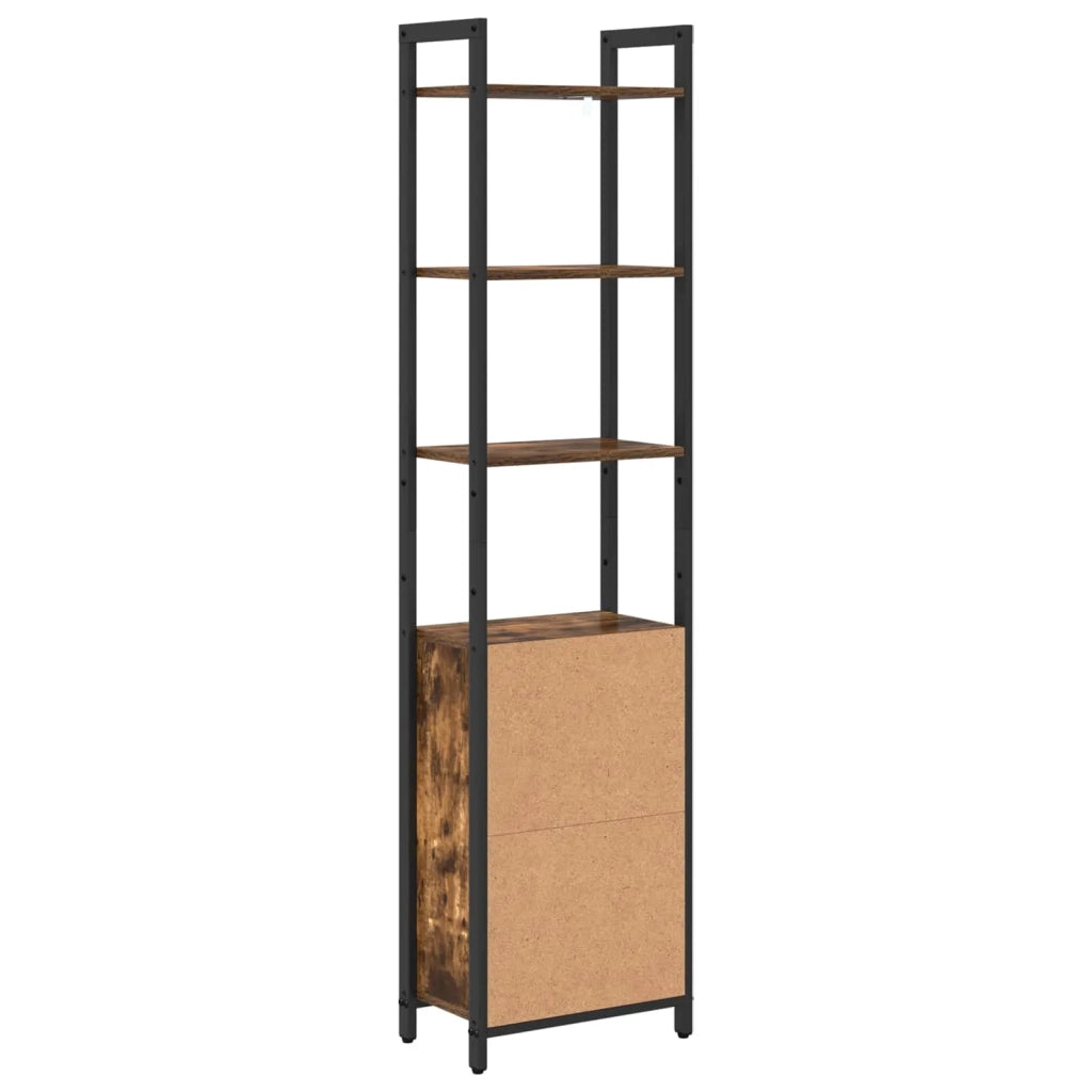 Armadio per Libri Rovere fumé 40 x 24 x 161 cm 883852
