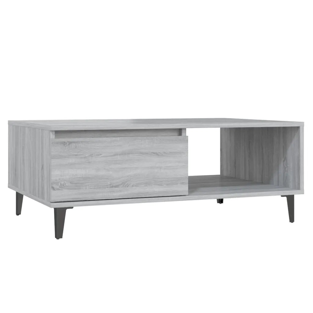 Tavolino da salotto | Tavolino da caff¨¨ | Tavolino da Soggiorno Grigio Sonoma 90x60x35 cm in Truciolato