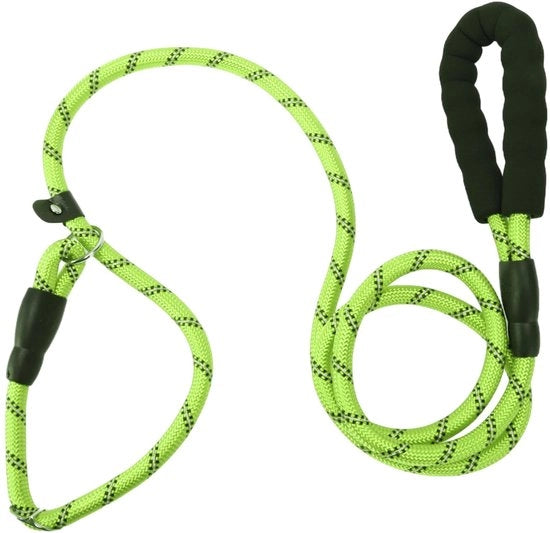 Cinturone per cani riflettente nylon - 180 cm di lunghezza - Manico antiscivolo - Materiale duraturo - Sicurezza in notturno - Comodo da utilizzare - Guinzaglio per cani