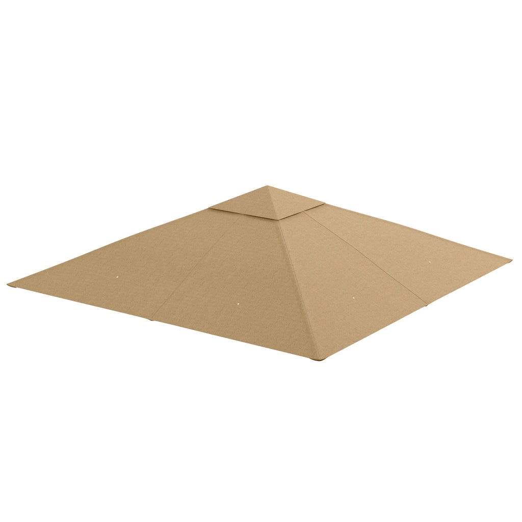 TELO Tetto di ricambio per gazebo 298x295 cm Poliestere Beige