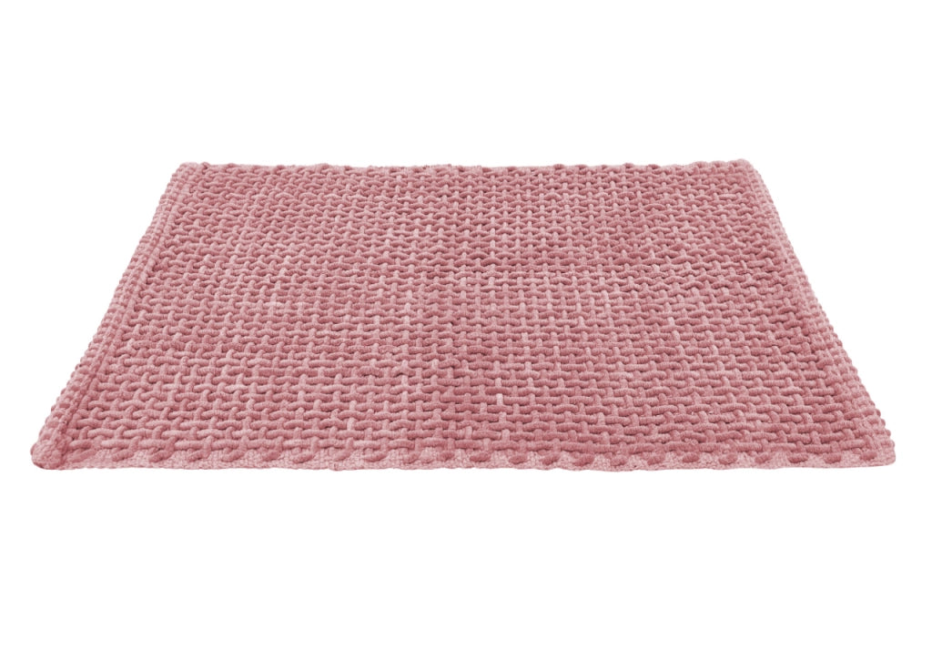 Tappeto Bagno Doccia Antiscivolo In Microfibra Super Assorbente Osaka - 40x60 - Rosa