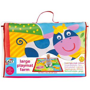 Tappeto Quadrato per Bambini 6 Attività 100cm Galt Fattoria