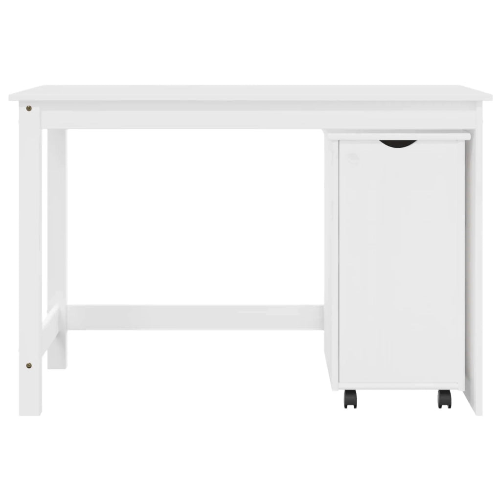 Set di Scrivania e Armadietto 2 pz Bianco 3438781