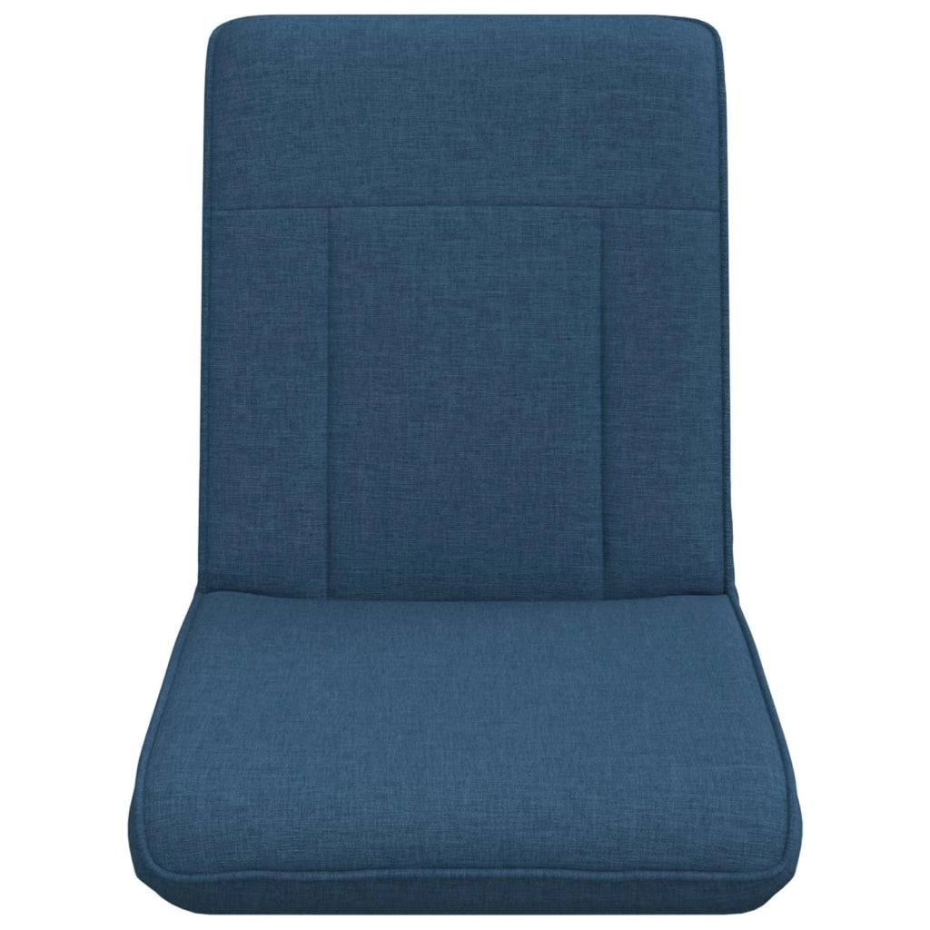 Sedia a pavimento regolabile Blu Tessuto