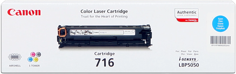 Canon Cartuccia laser 716 C ciano
