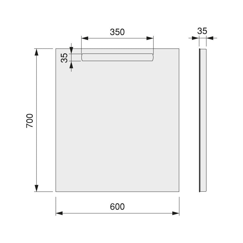 Specchio da bagno Cassiopeia con Illuminazione LED decorativa, diametro 60 cm, AC 230V 50Hz, 20W e 12W, Alluminio e Ve..