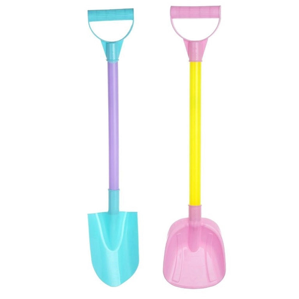 Trade Shop - Set 2pz Pala Palette Vanga Giocattolo Mare Per Gioco Bambini 62cm Colorate 618564 -