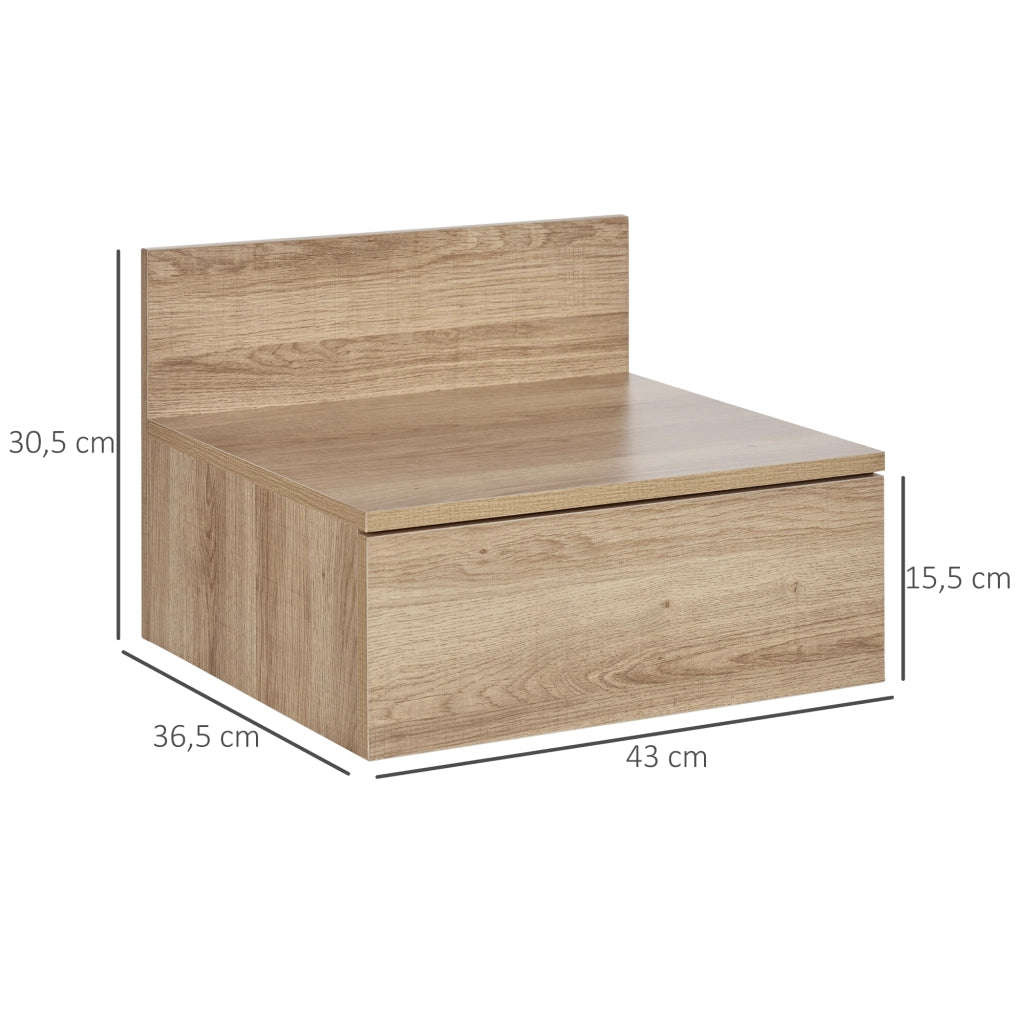 Comodino ¨C zephmum ¨C 43x36,5x30,5 cm naturale