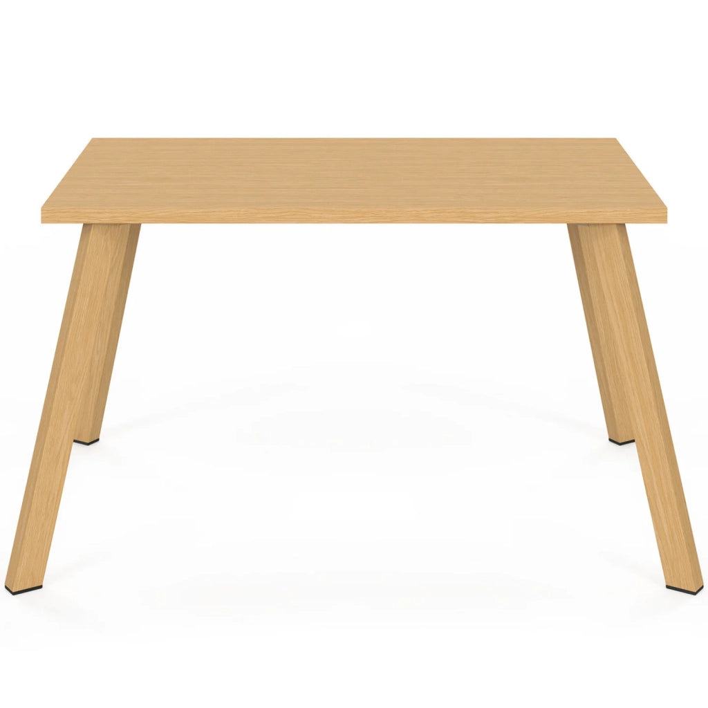 IDMarket - Set di mobili da giardino bassi MALTA, 4 posti, struttura in metallo effetto legno, strisce e cuscini beige
