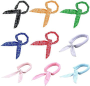 Sfioranti caldi per donne - Benda rinfrescante e cintura per la testa - Coperta rinfrescante istantanea - Rinfrescamento ideale per estati calde - Set di 9 pezzi - Diametro circa 100 x 4,5 cm