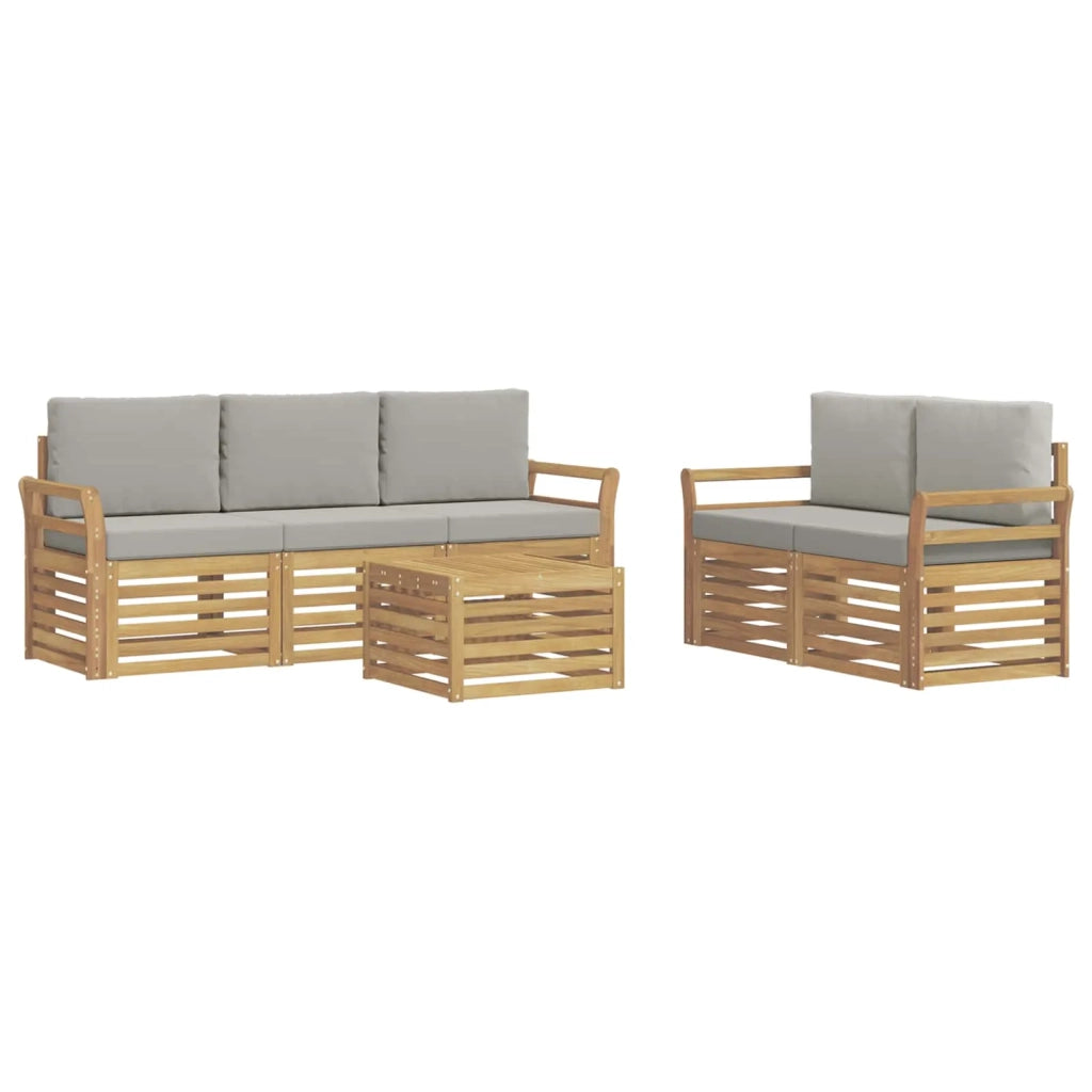 Set divani Legno di Acacia Massello 3391396