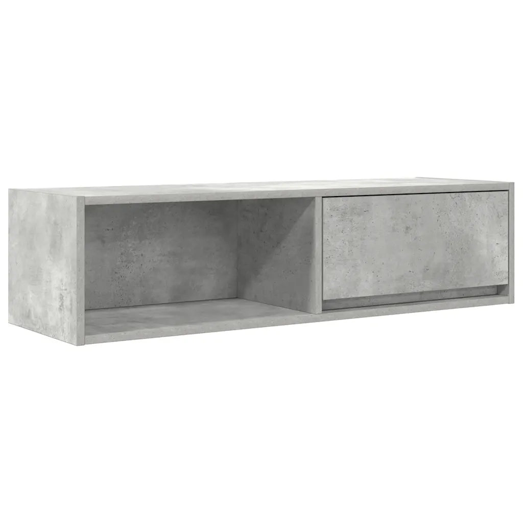 vidaXL Mobile TV Grigio Cemento 100x31x25,5 cm Legno Multistrato
