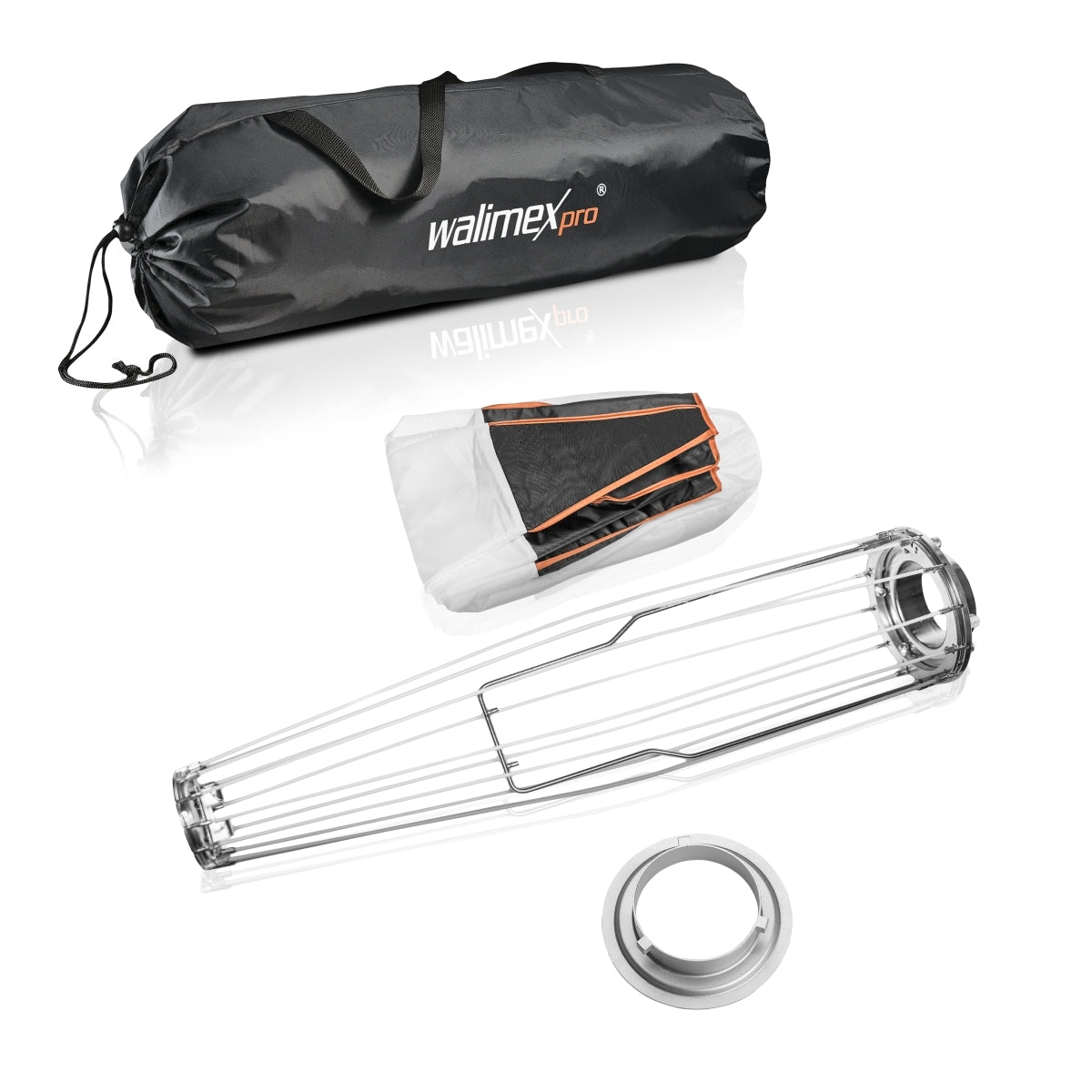 360° Ambient Light Softbox - 450 x 650 x 650 mm - Con adattatore compatibile con Aurora/Bowens e meccanismo push down - Accessori per la fotografia Studio Outdoor Persone Ritratto