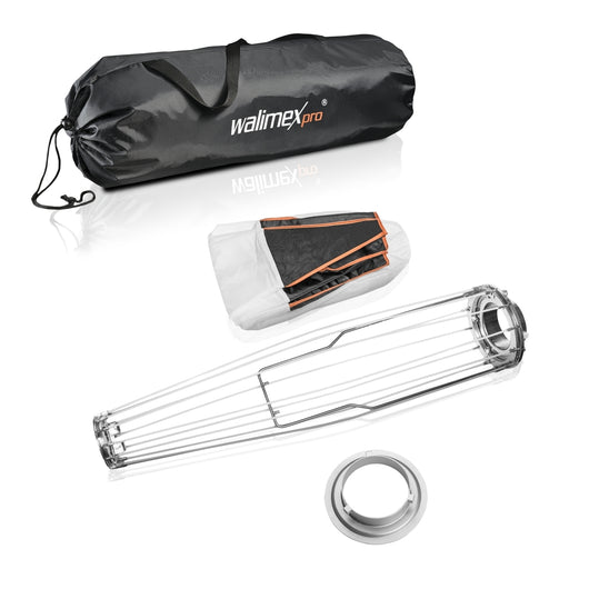 360° Ambient Light Softbox - 450 x 650 x 650 mm - Con adattatore compatibile con Aurora/Bowens e meccanismo push down - Accessori per la fotografia Studio Outdoor Persone Ritratto