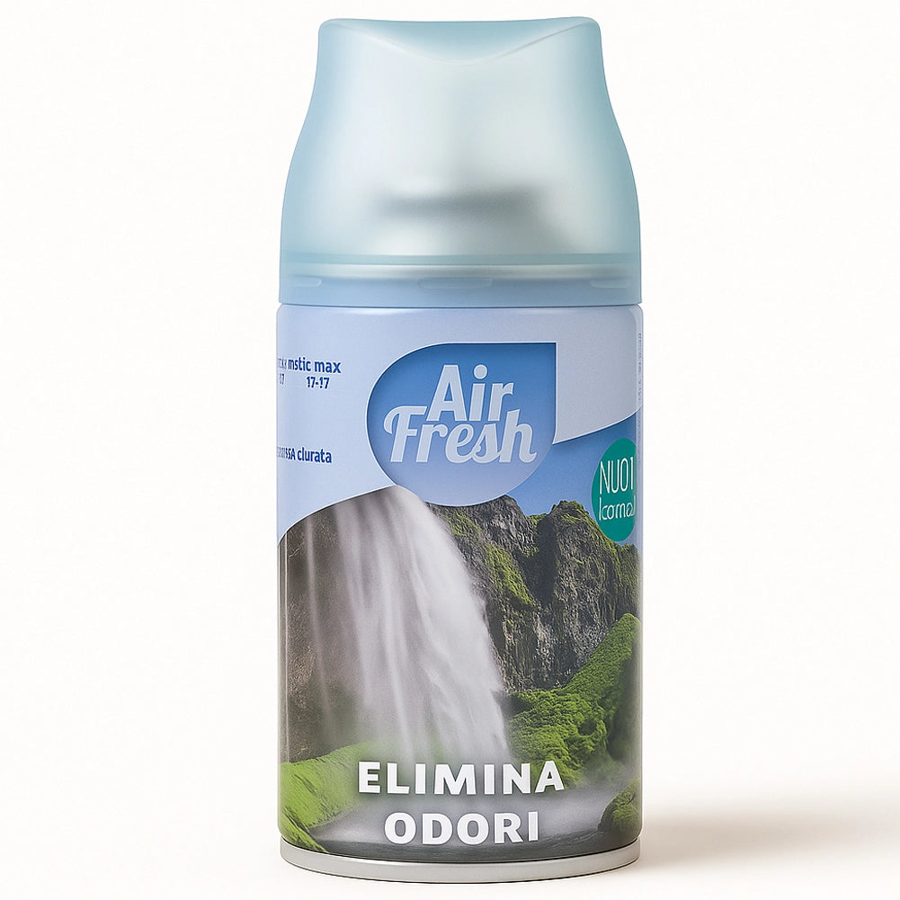AIR FRESH Deomatic Set 6x250ml Ricarica Spray Profumatore Ambiente Elimina Odori