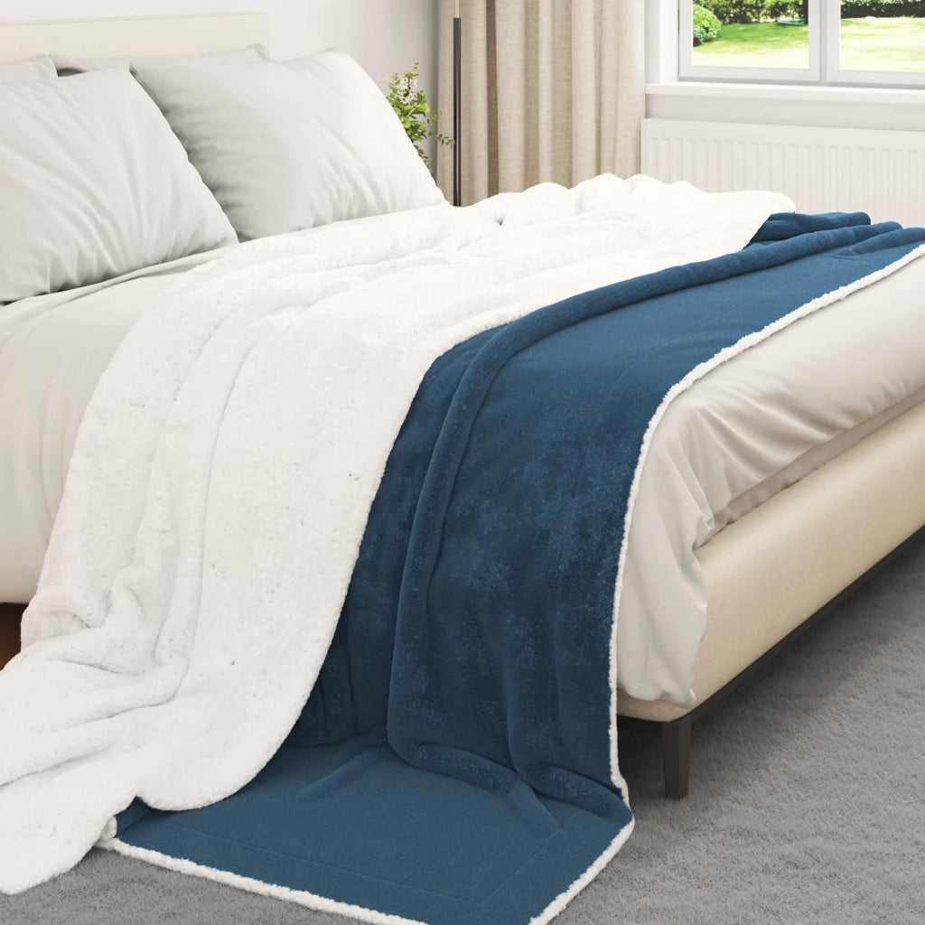 Coperta Blu navy 240 x 270 cm Panno