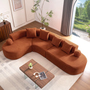 Divano a nube a L - Zephmum- 327cm, elegante, comodo, non assemblato