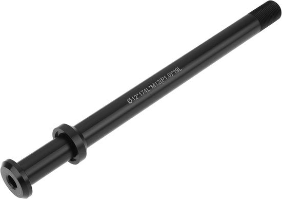 Stecca posteriore per bicicletta da corsa/mountain bike - 12x148mm - Lega di alluminio - Compatibile con bicicletta da corsa/mountain bike - Maggiore rigidezza - Nero - Codice del prodotto: Achteras