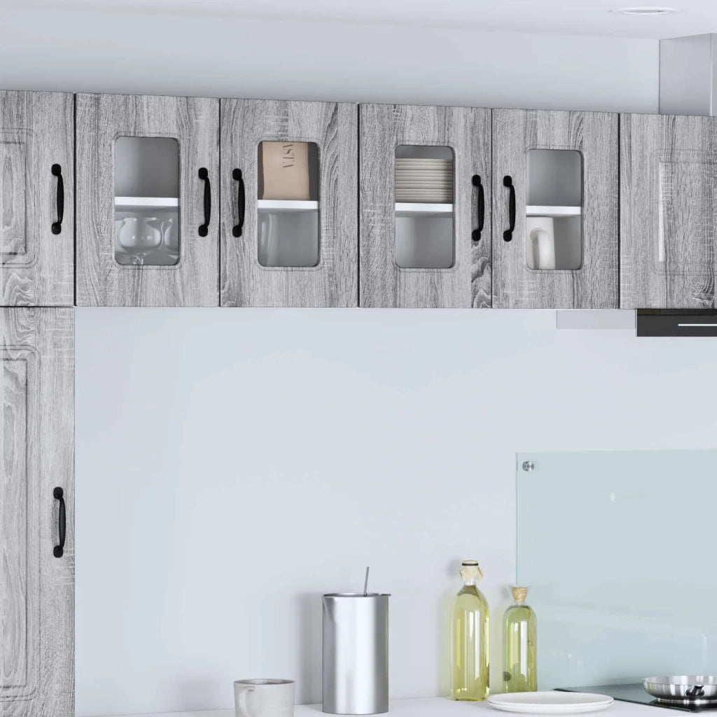 Pannello lavastoviglie Kalmar 2 pz Grigio Sonoma