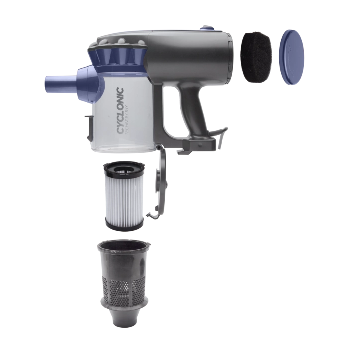 Aspirapolvere verticale con filo senza sacco, potenza 600W ciclone con filtro HEPA, per pulizia pavimenti e tappeti - Sogo