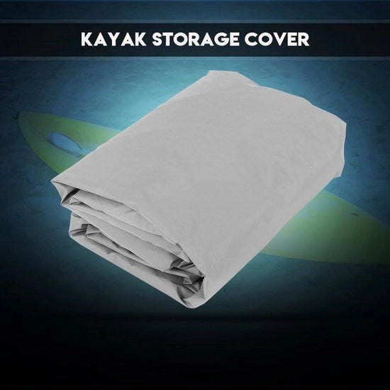 Telaio per kayak - Impermeabile - Copertura per imbarcazioni - Protezione da intagli - Protezione UV - Borde elasticizzati - Poliestere di alta qualità - Copertura per kayak