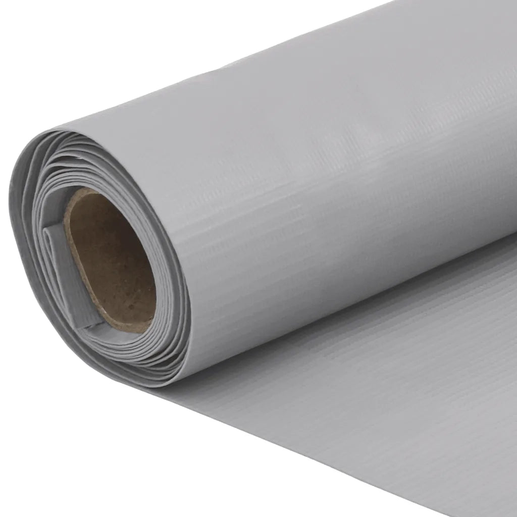 Paravento da Balcone Grigio 500x75 cm in PVC 4005382