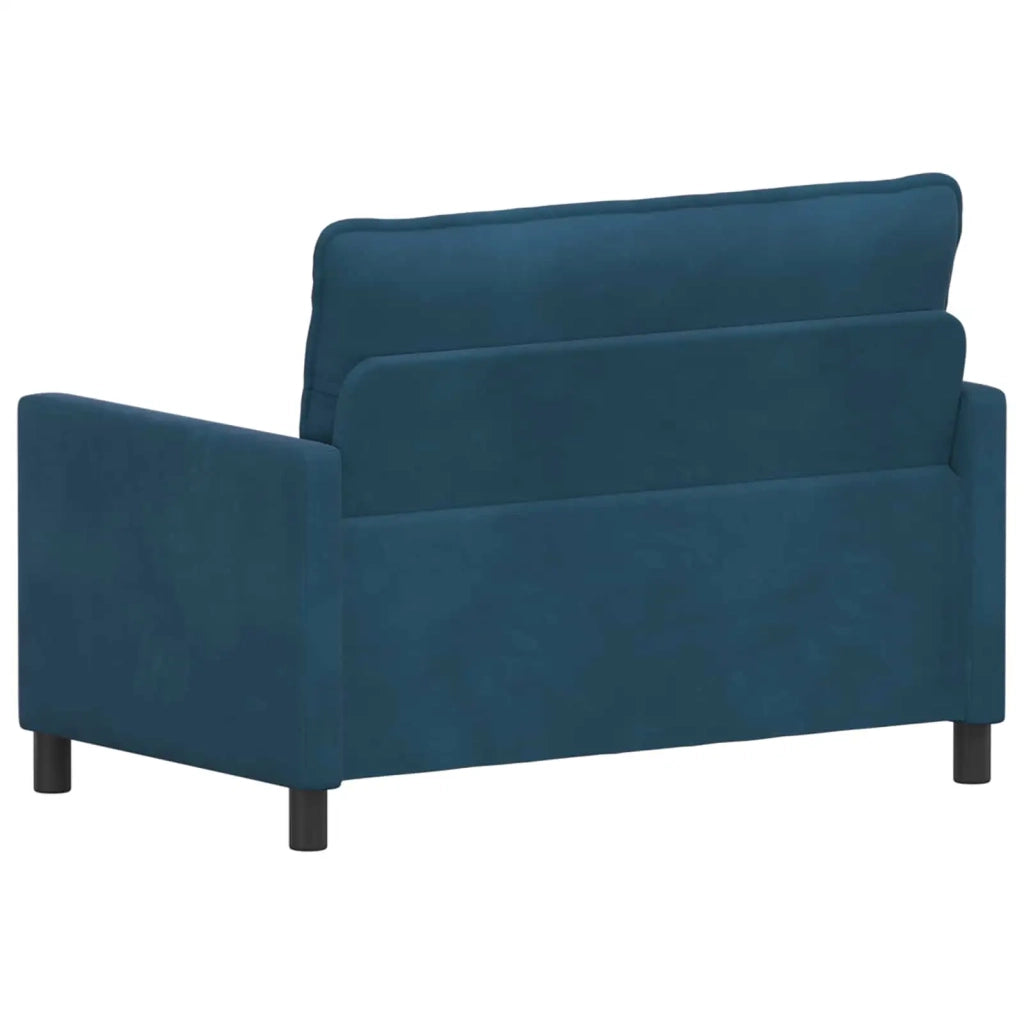 Divano Blu 126 x 81 x 87,5 cm Velluto