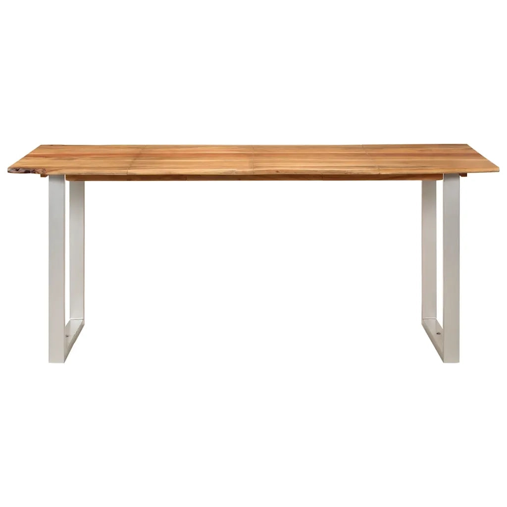 Tavolo da Pranzo 180x90x76 cm in Legno Massello di Acacia 286476