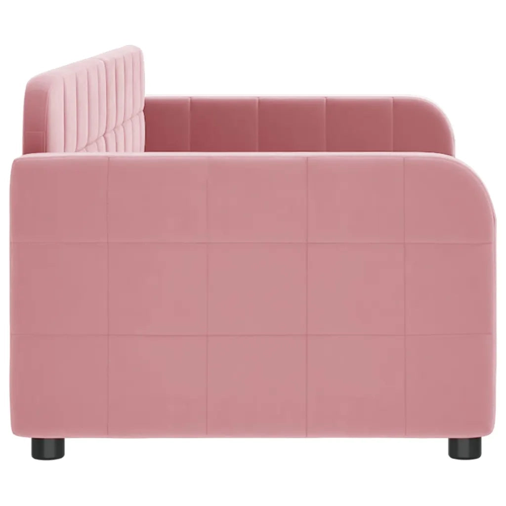 Letto da Giorno Rosa 80x200 cm in Velluto 354054