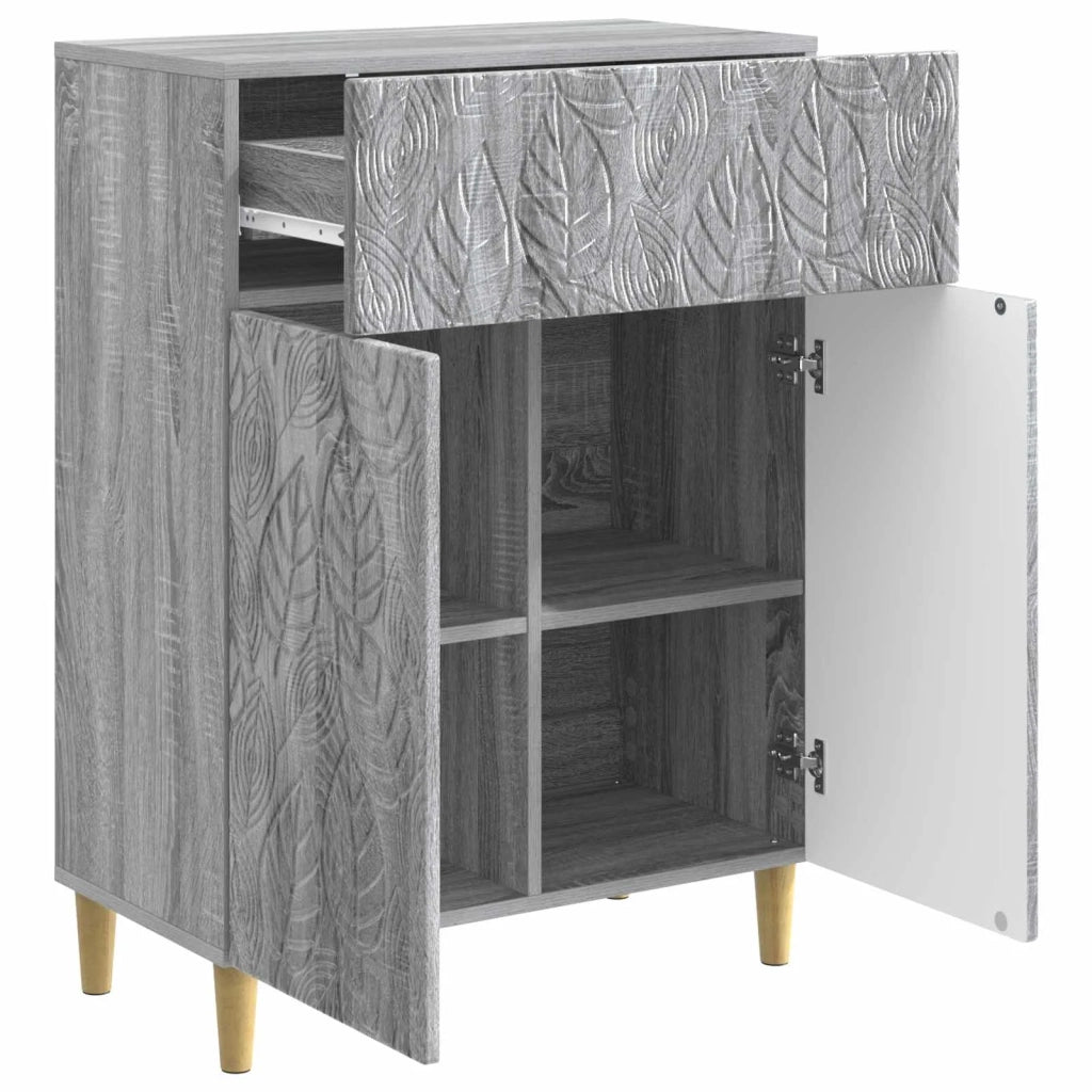 Credenza Sonoma grigio 66 x 34,5 x 90 cm Legno ingegnerizzato 895101