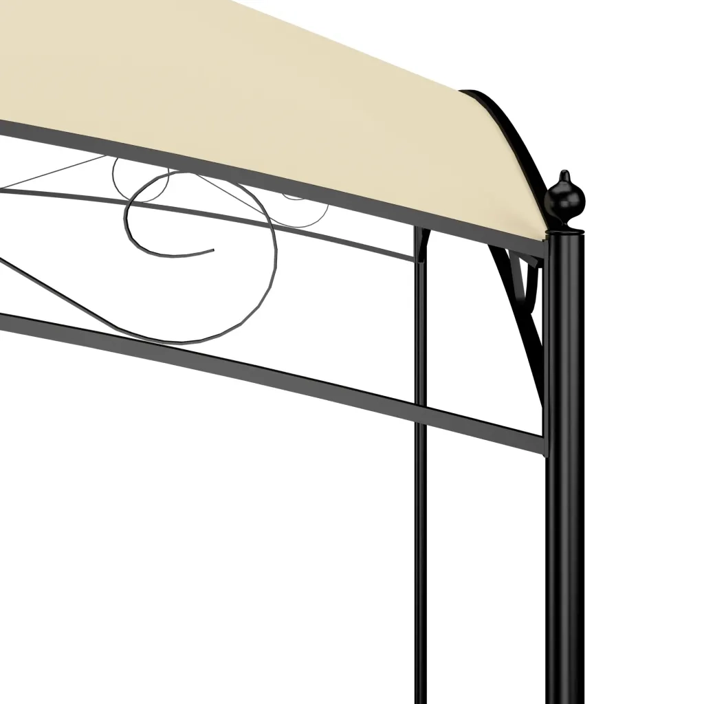 Gazebo 3x3x2,65 m Crema 180 g/m² 313906