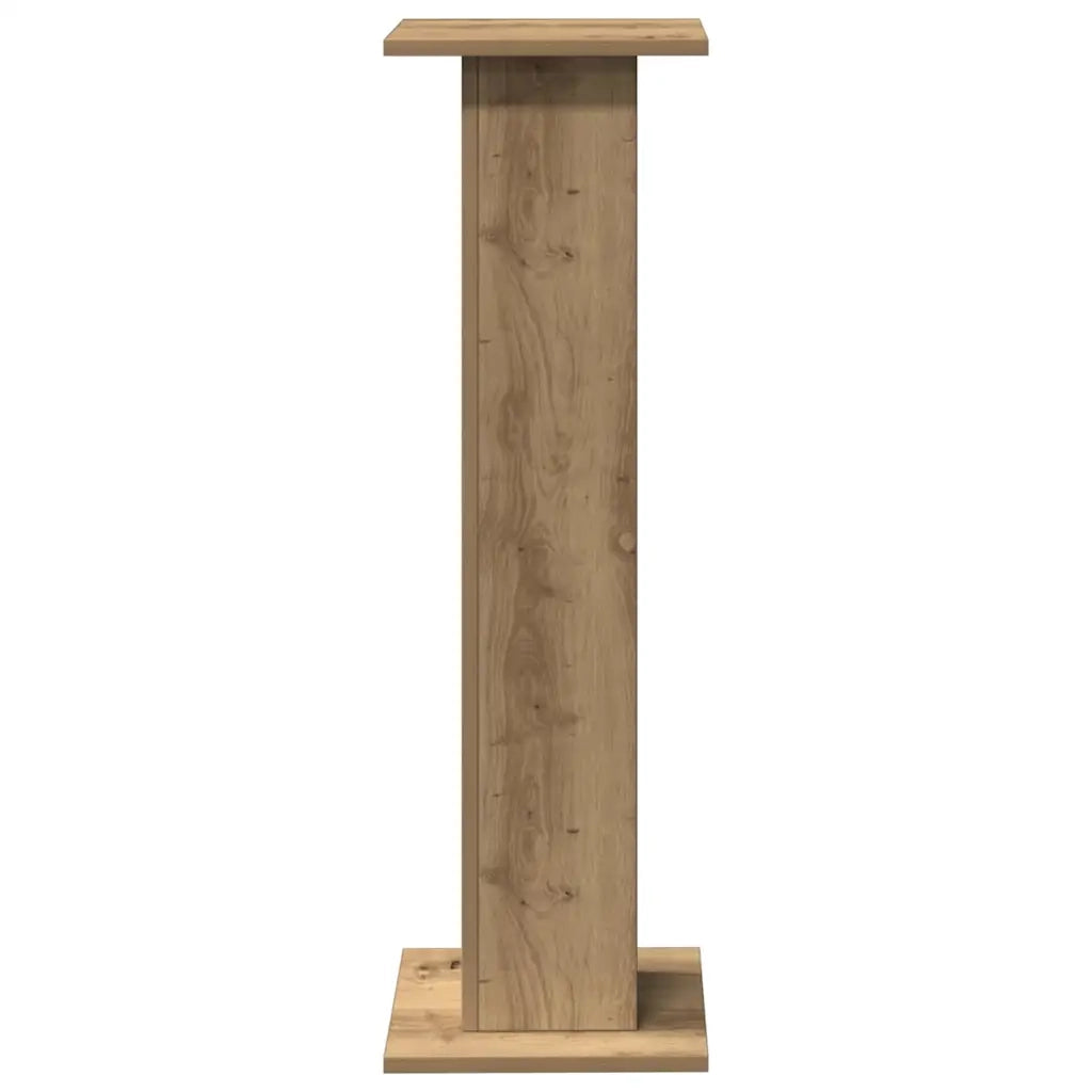 Supporti Altoparlanti 2 pz Rovere 30x30x95 cm in Multistrato 852680