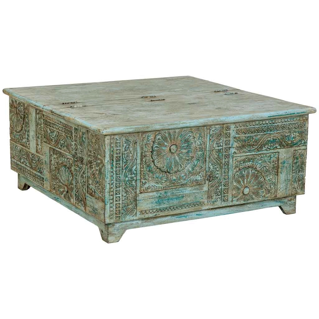 Tavolino in legno Verde 100x100x47h cm