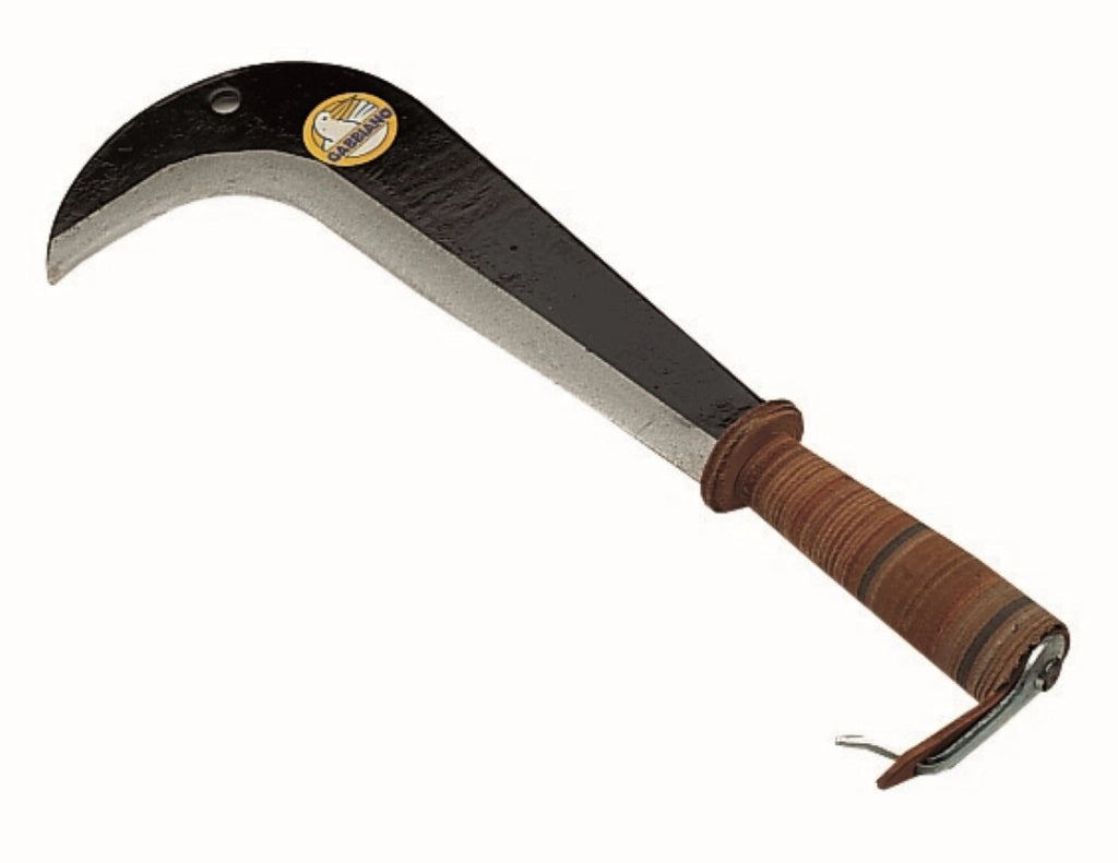 Roncola Machette Manico In Cuoio Con Protezione - Agef