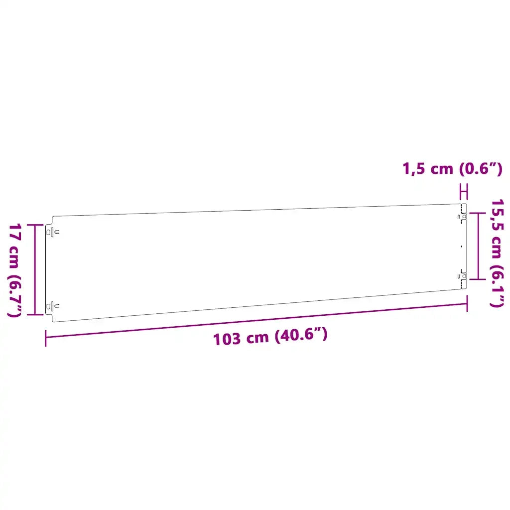 Bordure per Prato 30 pz Verde Oliva Acciaio Laminato a Freddo 860163
