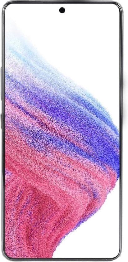 Schermvervanging per Samsung Galaxy A53 5G - Frame-montageset per Touchscreen - Voorglas LCD-scherm Digitizer con Sensore di Riconoscimento delle Impressioni Digitali - 6,5 pollici - Nero.