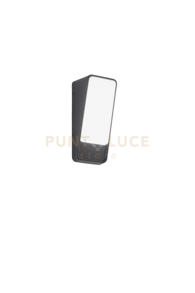 APPLIQUE LED COUPE ANTRACITE IN ALLUMINIO 14W 1950LM 3000K IP65 380X230X305MM