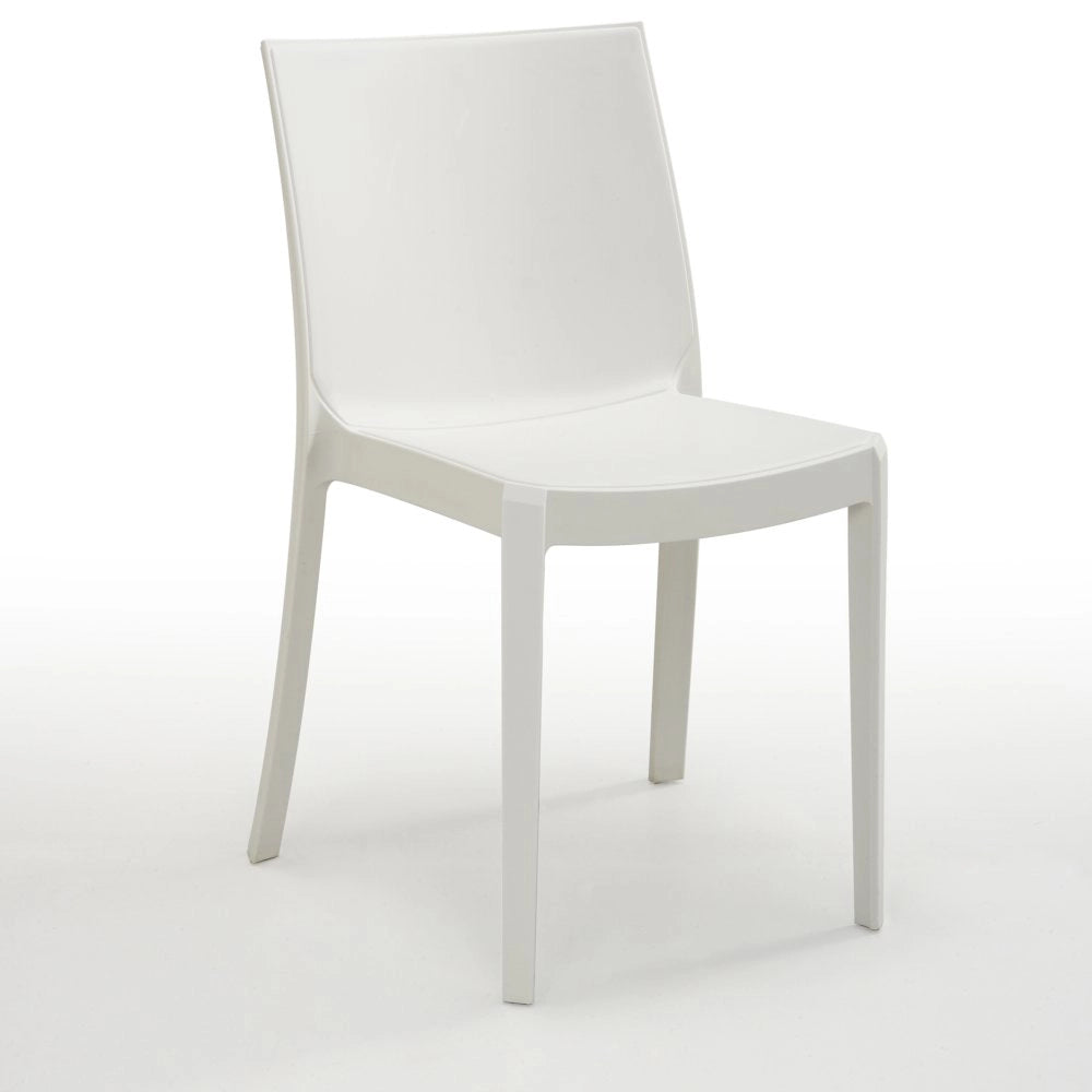 1pz sedia resina perla bianco cod:ferx.3422